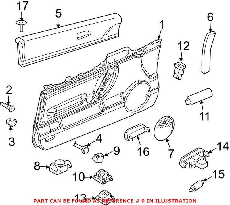 Door Window Switch – Passenger Side