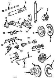 Genuine Porsche parts diagram