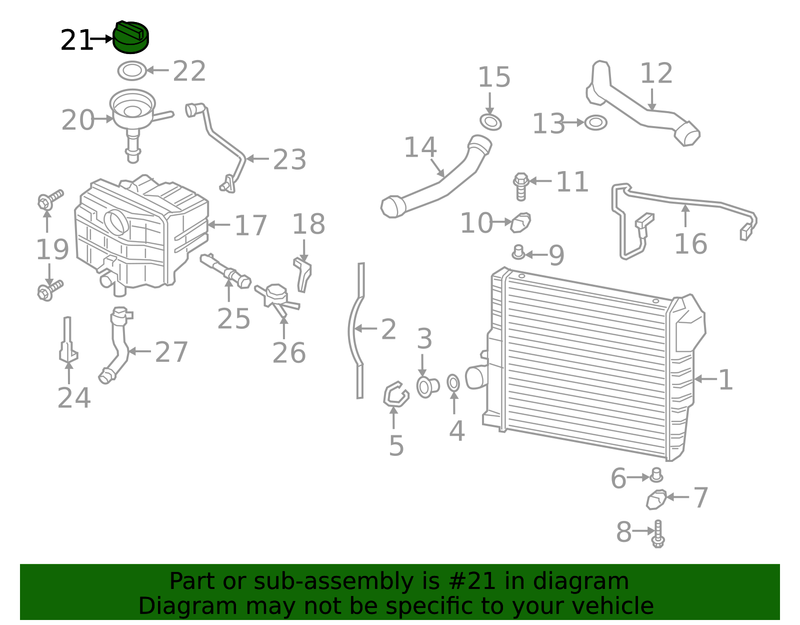 Genuine Porsche parts diagram