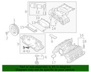 Genuine Porsche parts diagram
