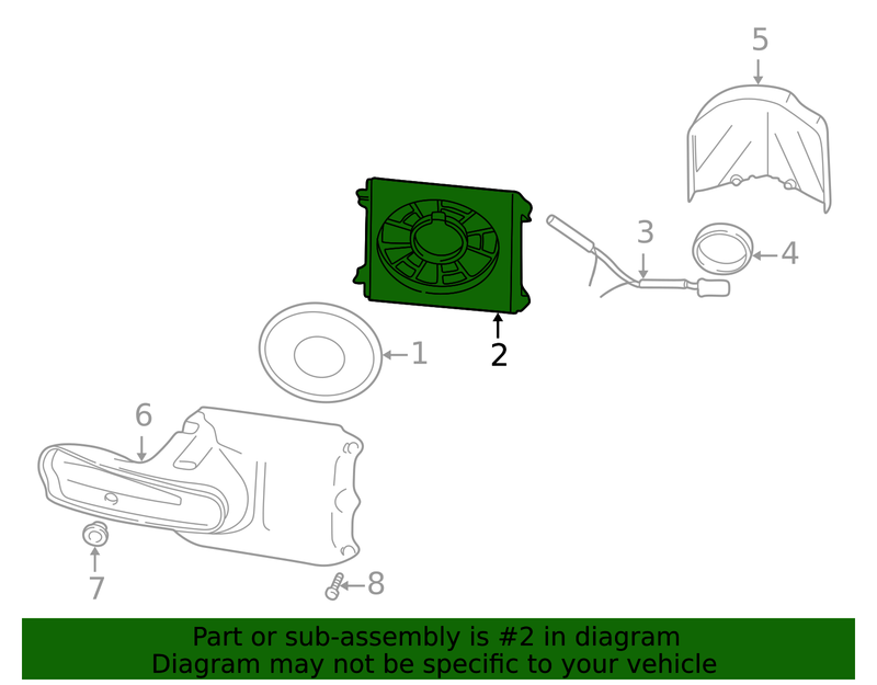 Genuine Porsche parts diagram