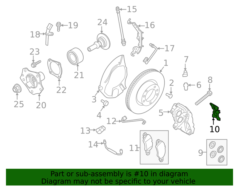 Genuine Porsche parts diagram