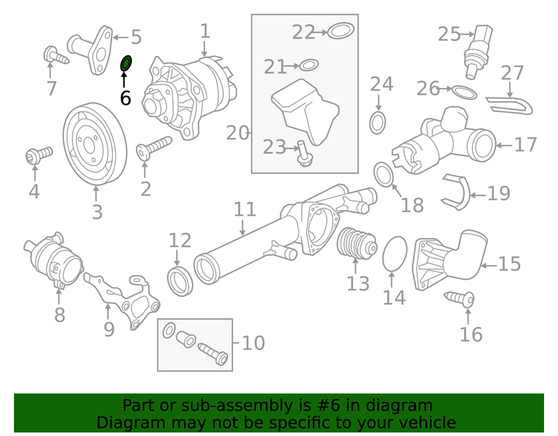 Genuine Porsche parts diagram