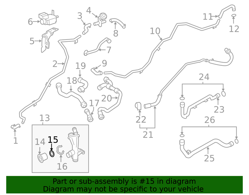 Genuine Porsche parts diagram