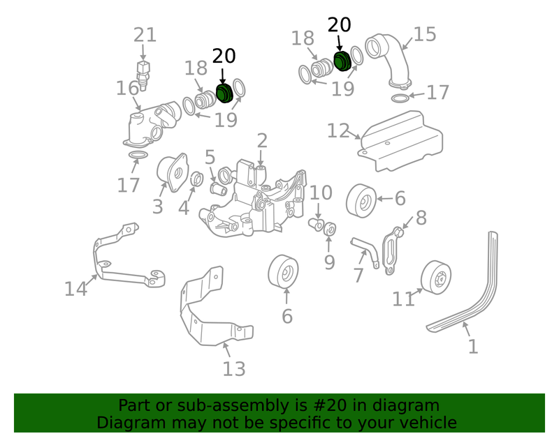 Genuine Porsche parts diagram