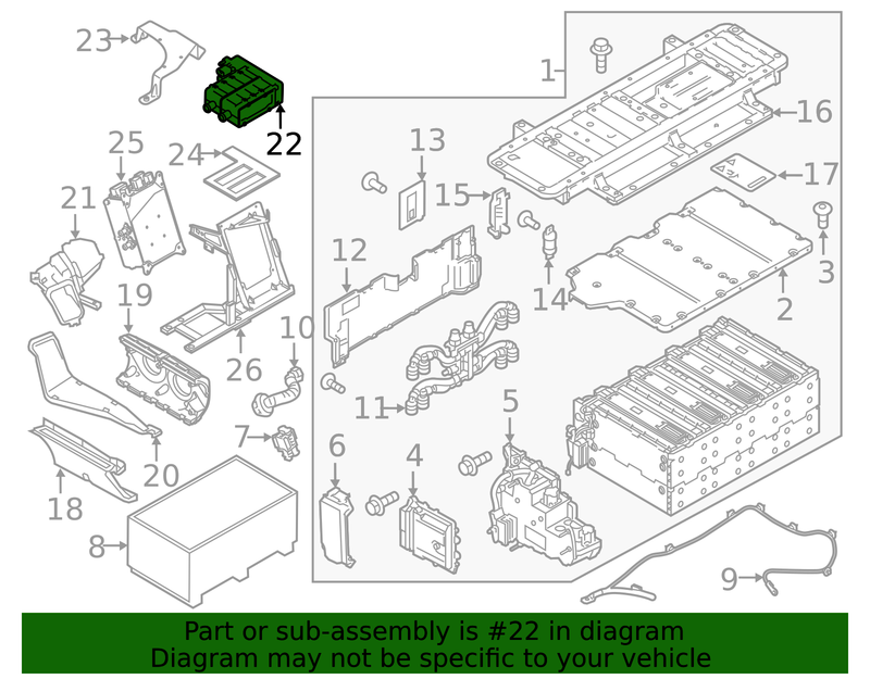 Part can be found as reference #22 in illustration