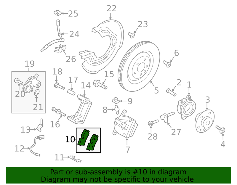 Genuine Porsche parts diagram