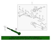 Genuine Porsche parts diagram