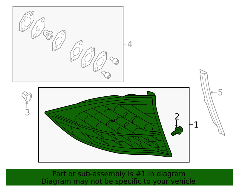 Genuine Porsche parts diagram