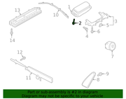 Genuine Porsche parts diagram