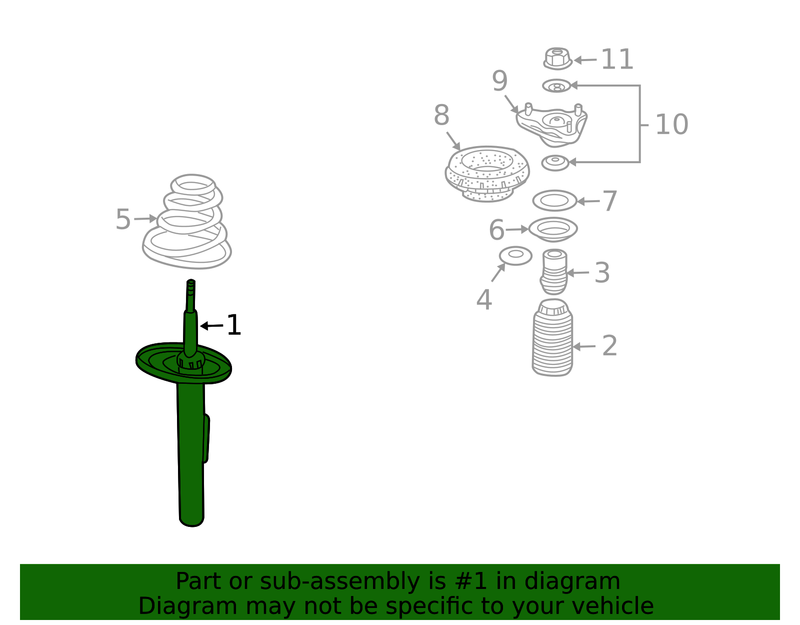 Genuine Porsche parts diagram