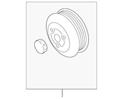 Genuine Porsche parts diagram