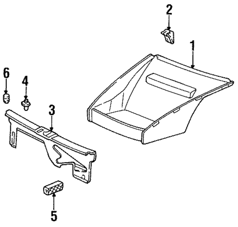 Genuine Porsche parts diagram