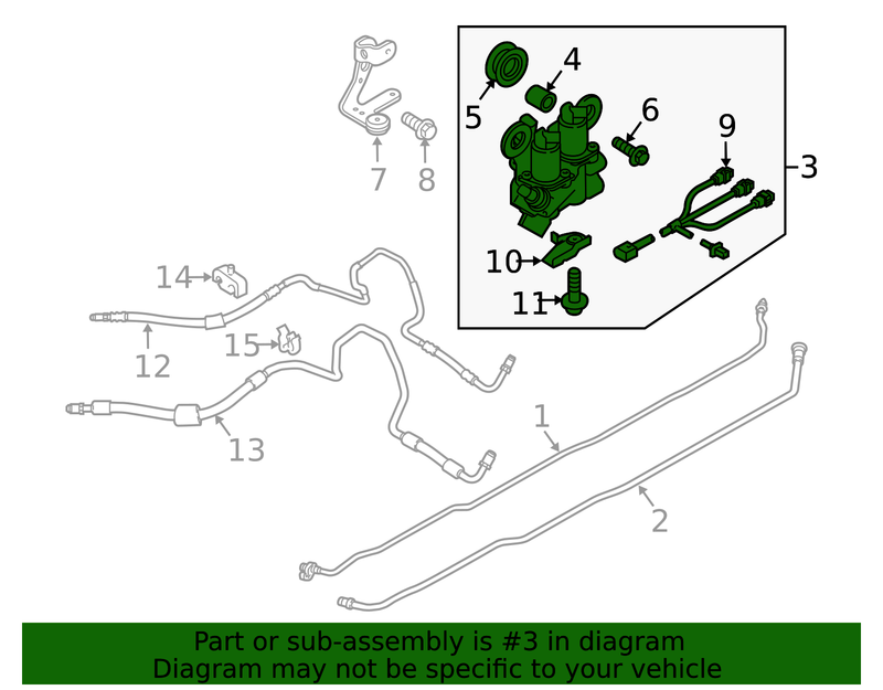 Genuine Porsche parts diagram