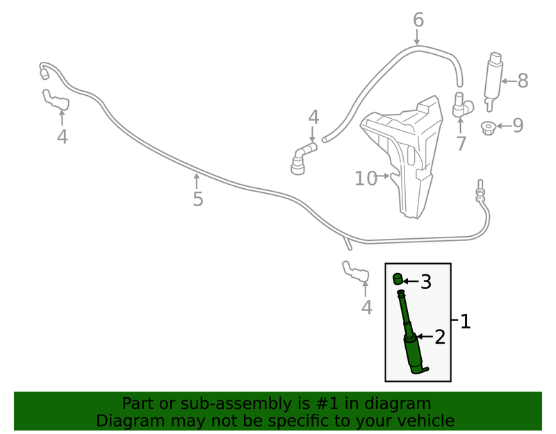 Genuine Porsche parts diagram
