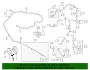 Genuine Porsche parts diagram