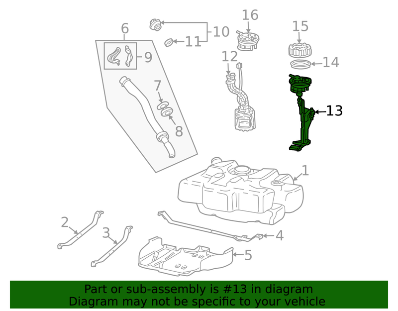 Genuine Porsche parts diagram