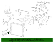 Genuine Porsche parts diagram
