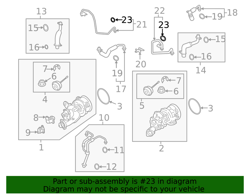 Genuine Porsche parts diagram