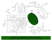 Part can be found as reference #5 in illustration
