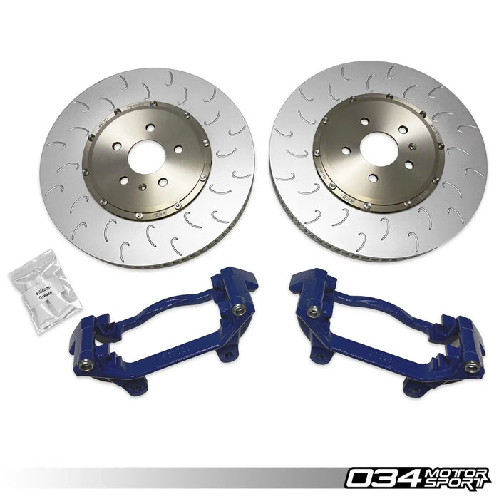 034Motorsport 2-Piece Floating Front Brake Rotor 375mm Upgrade for Mk8 Golf R & Audi 8Y S3