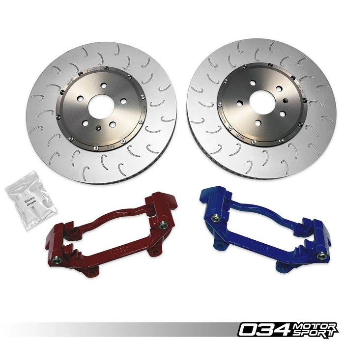 034Motorsport 2-Piece Floating Front Brake Rotor 375mm Upgrade for Mk8 Golf R & Audi 8Y S3