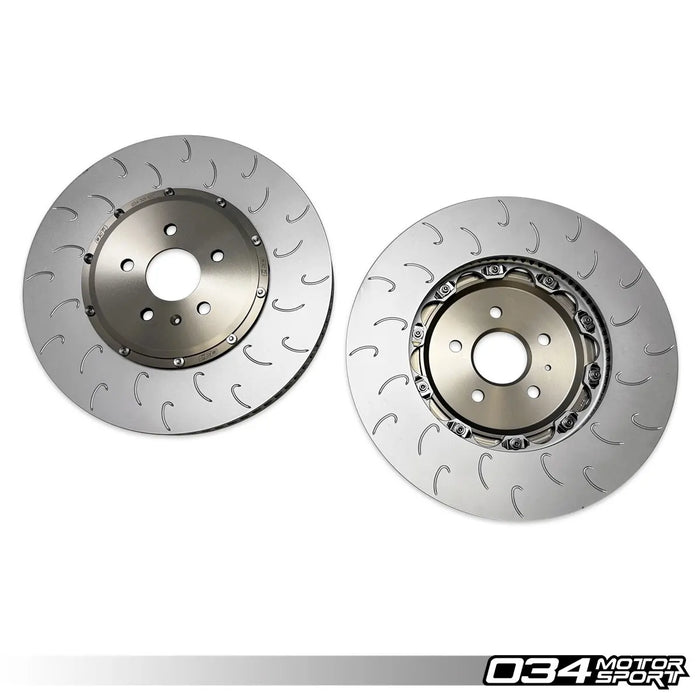 034Motorsport 2-Piece Floating Front Brake Rotor 375mm Upgrade for Mk8 Golf R & Audi 8Y S3