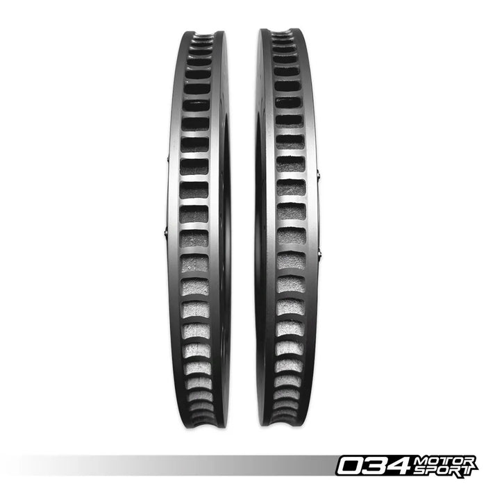 034Motorsport 2-Piece Floating Front Brake Rotor 375mm Upgrade for Mk8 Golf R & Audi 8Y S3