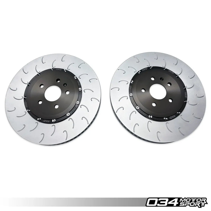 034Motorsport 2-Piece Floating Front Brake Rotor Upgrade Kit for 8Y Audi RS3