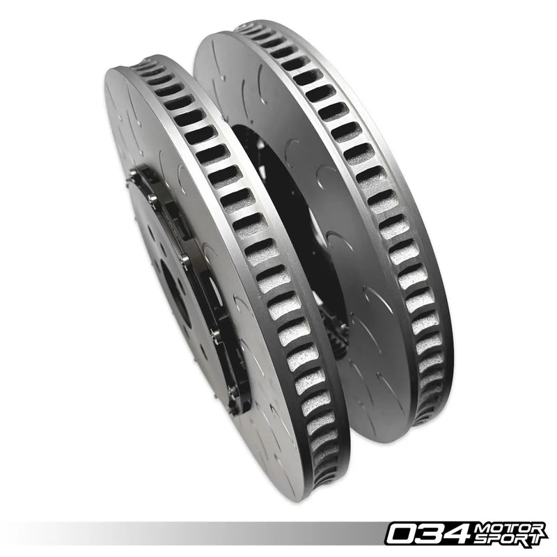 034Motorsport 2-Piece Floating Front Brake Rotor Upgrade Kit for 8Y Audi RS3