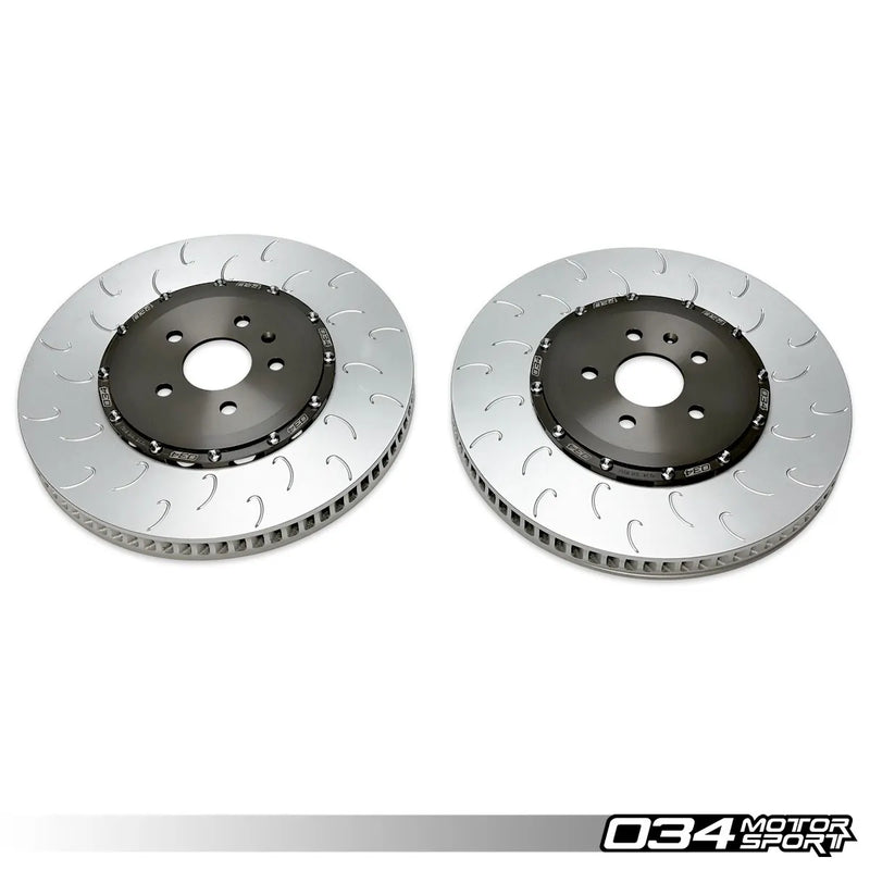 034Motorsport 2-Piece Floating Front Brake Rotor Upgrade Kit for 8Y Audi RS3