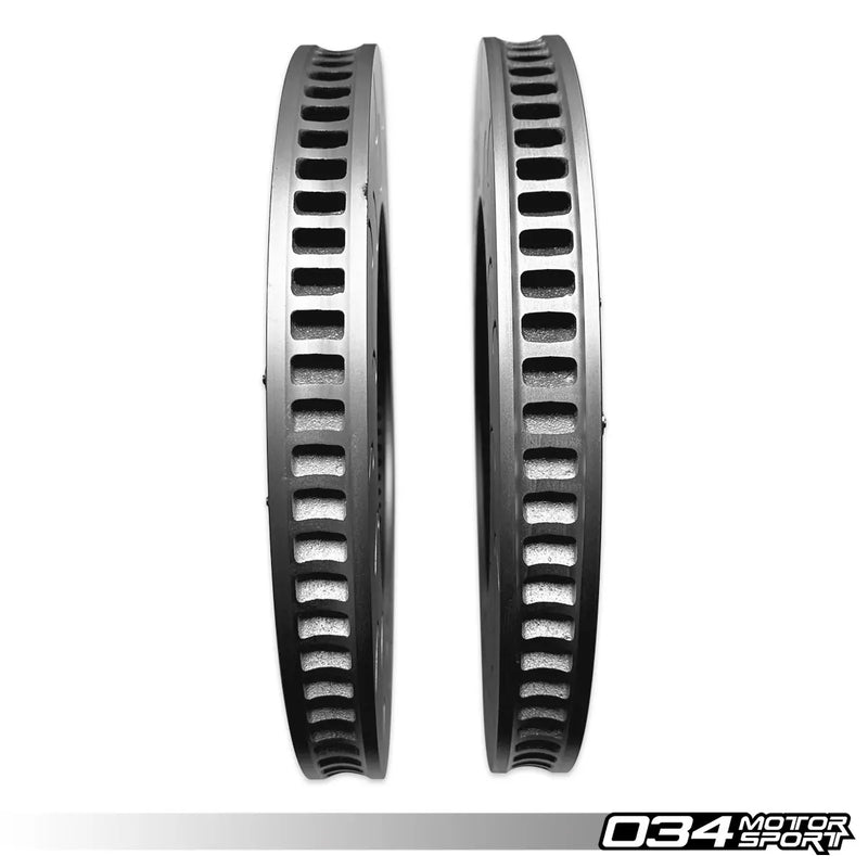 034Motorsport 2-Piece Floating Front Brake Rotor Upgrade Kit for 8Y Audi RS3