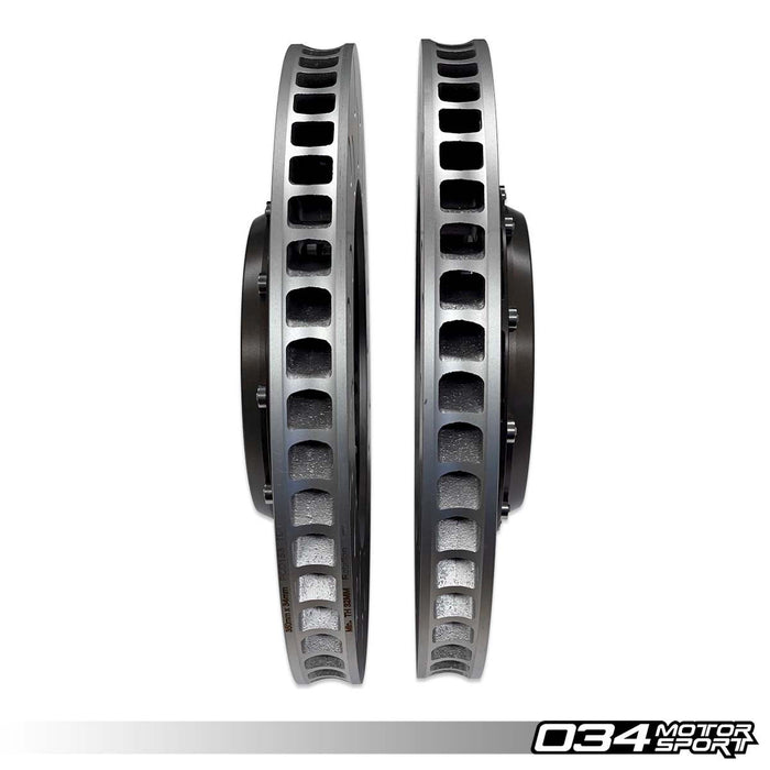 034MOTORSPORT 2-PIECE FLOATING FRONT BRAKE ROTOR UPGRADE KIT FOR AUDI B9/B9.5 S4/S5/SQ5
