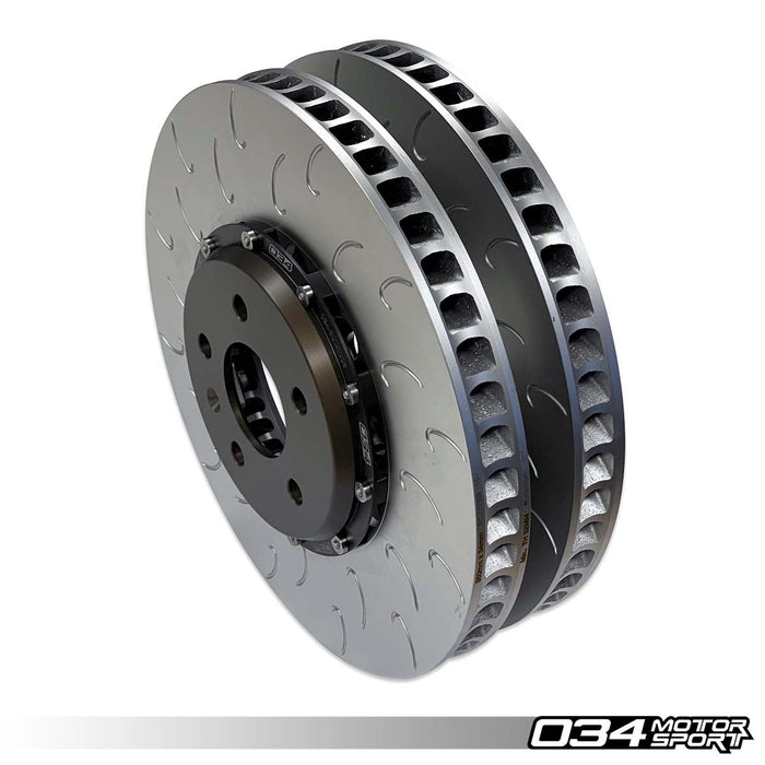 034MOTORSPORT 2-PIECE FLOATING FRONT BRAKE ROTOR UPGRADE KIT FOR AUDI B9/B9.5 S4/S5/SQ5
