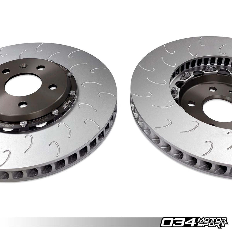 034MOTORSPORT 2-PIECE FLOATING FRONT BRAKE ROTOR UPGRADE KIT FOR AUDI B9/B9.5 S4/S5/SQ5
