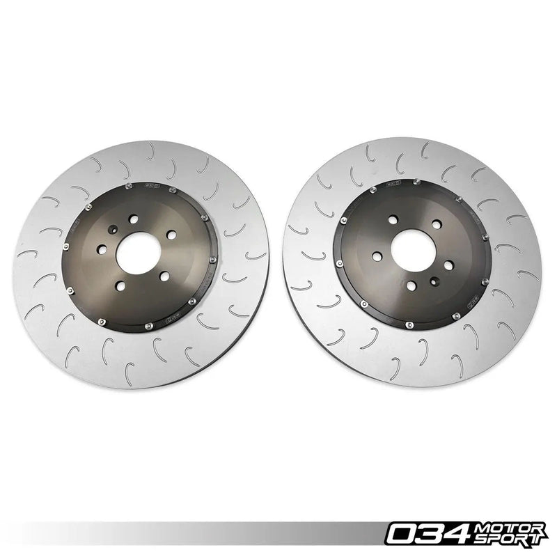 034Motorsport 2-Piece Floating Front Brake Rotor Upgrade Kit for Audi C7 S6/S7