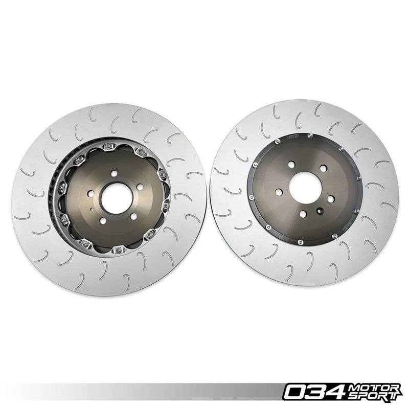 034Motorsport 2-Piece Floating Front Brake Rotor Upgrade Kit for Audi C7 S6/S7