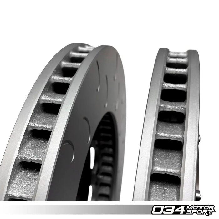 034Motorsport 2-Piece Floating Front Brake Rotor Upgrade Kit for Audi C7 S6/S7