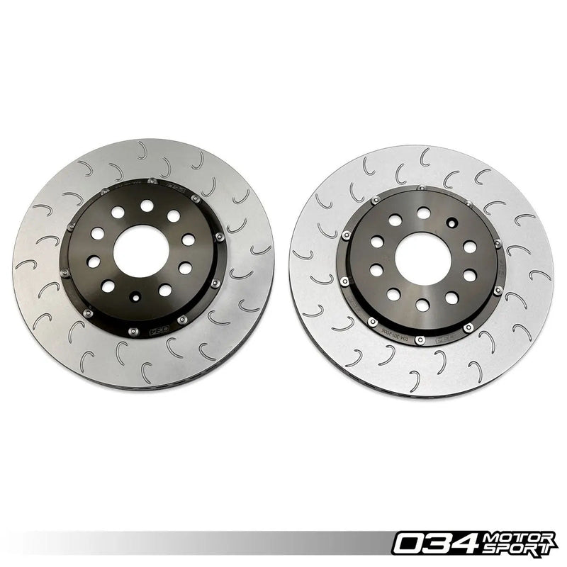 034Motorsport 2-Piece Floating Rear Brake Rotor 310mm - VW Mk5, Mk6, Mk7, Mk8, Audi 8V, 8S, 8Y