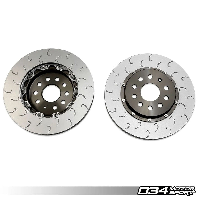034Motorsport 2-Piece Floating Rear Brake Rotor 310mm - VW Mk5, Mk6, Mk7, Mk8, Audi 8V, 8S, 8Y