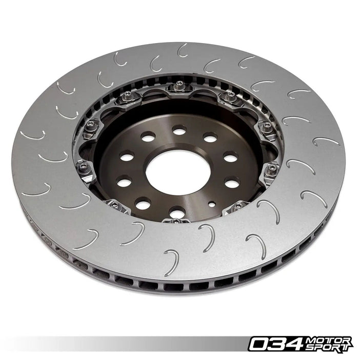 034Motorsport 2-Piece Floating Rear Brake Rotor 310mm - VW Mk5, Mk6, Mk7, Mk8, Audi 8V, 8S, 8Y