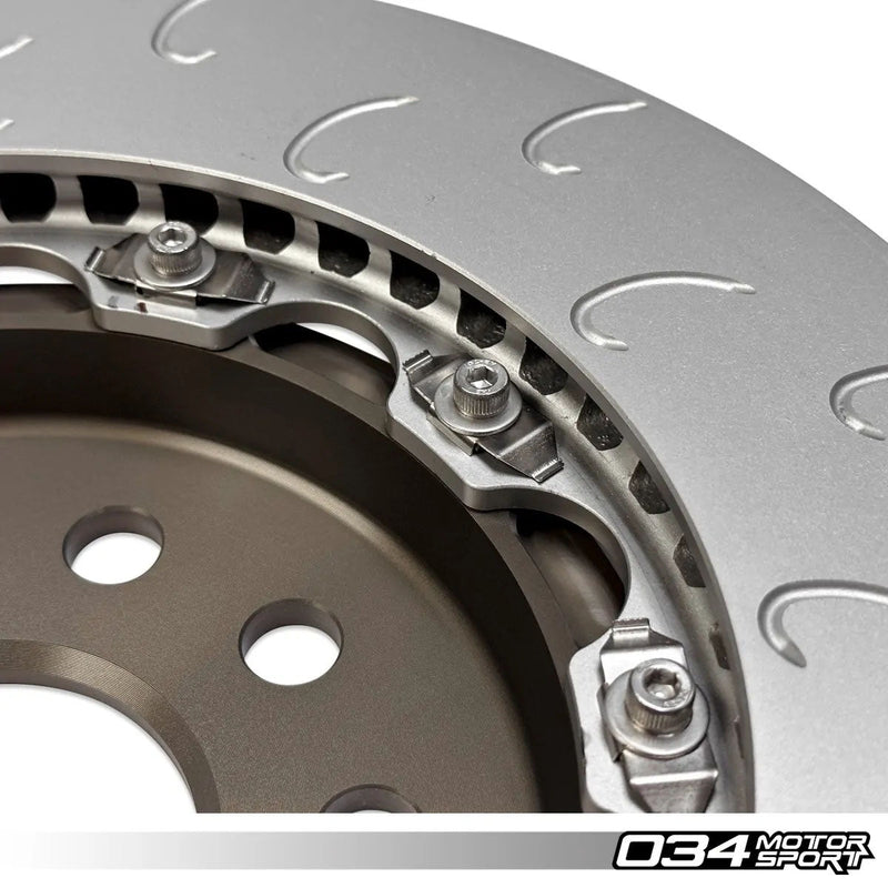 034Motorsport 2-Piece Floating Rear Brake Rotor 310mm - VW Mk5, Mk6, Mk7, Mk8, Audi 8V, 8S, 8Y