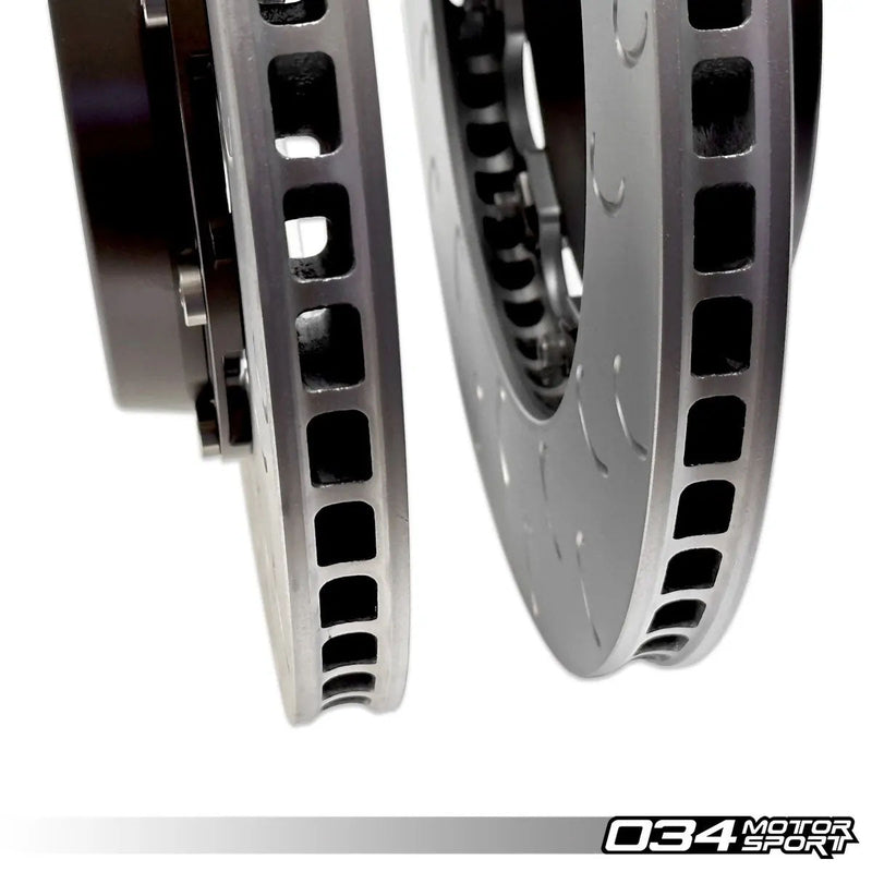 034Motorsport 2-Piece Floating Rear Brake Rotor 310mm - VW Mk5, Mk6, Mk7, Mk8, Audi 8V, 8S, 8Y