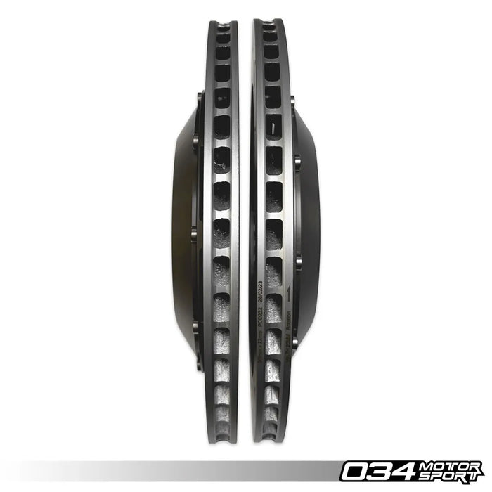 034Motorsport 2-Piece Floating Rear Brake Rotor 355mm Upgrade for Mk8 GTI/Golf R, Audi 8Y S3/RS3