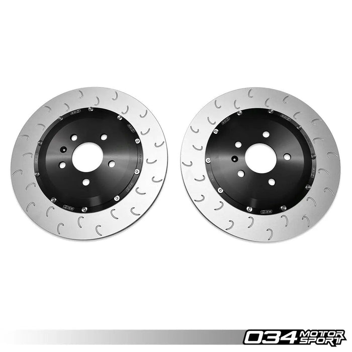 034Motorsport 2-Piece Floating Rear Brake Rotor Upgrade Kit for Audi C7 S6/S7