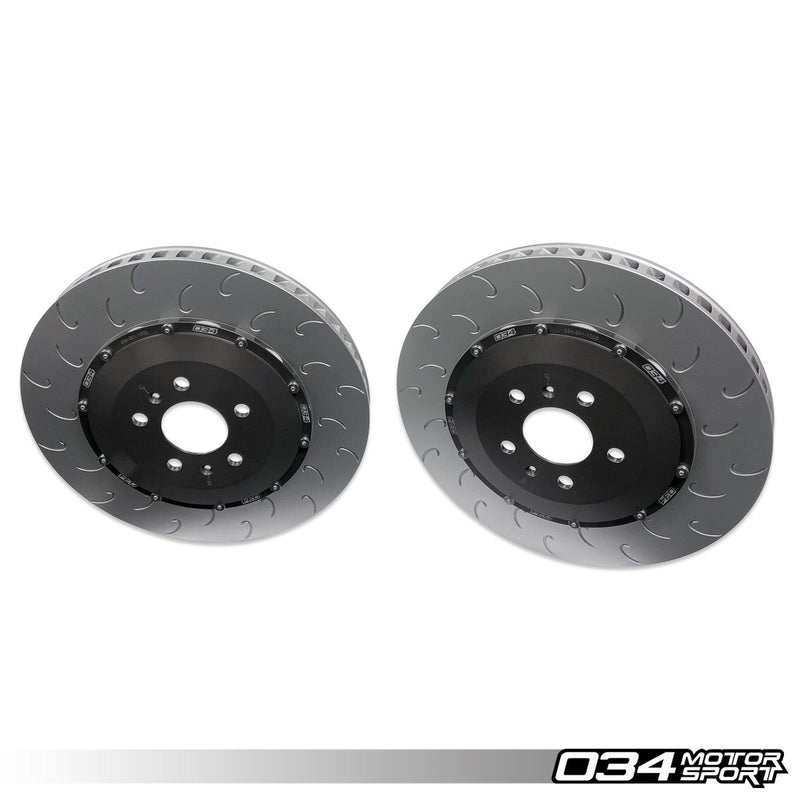 034MOTORSPORT 2-PIECE FLOATING REAR BRAKE ROTOR UPGRADE KIT, GEN 1, GEN 1.5 R8