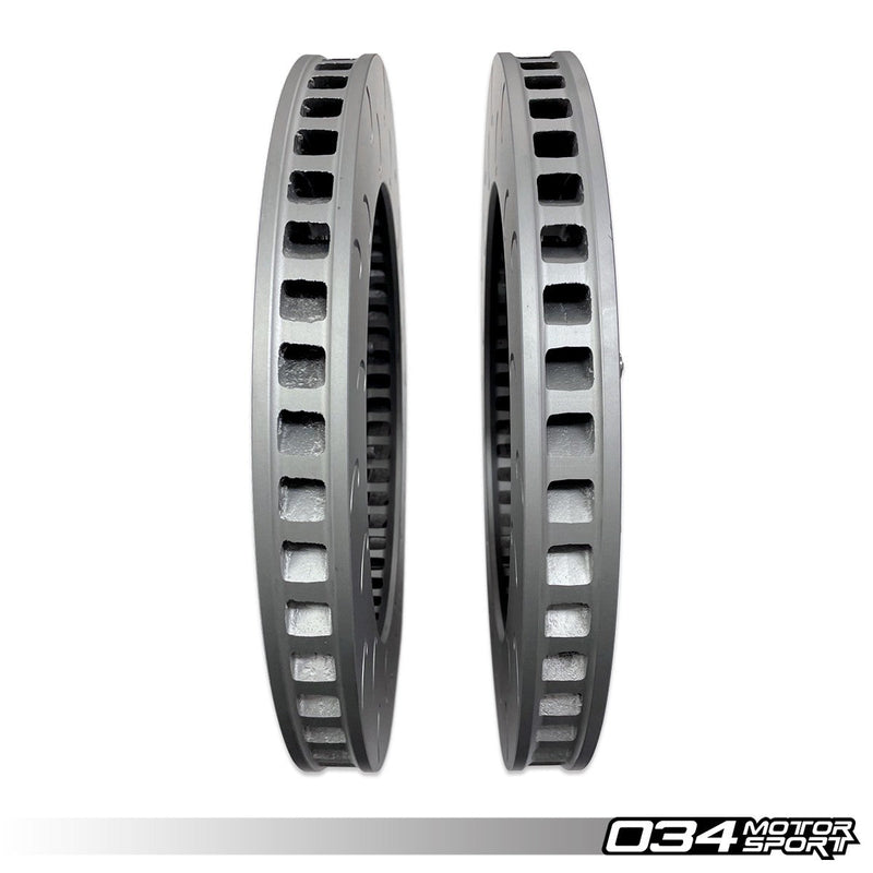 034MOTORSPORT 2-PIECE FLOATING REAR BRAKE ROTOR UPGRADE KIT, GEN 1, GEN 1.5 R8