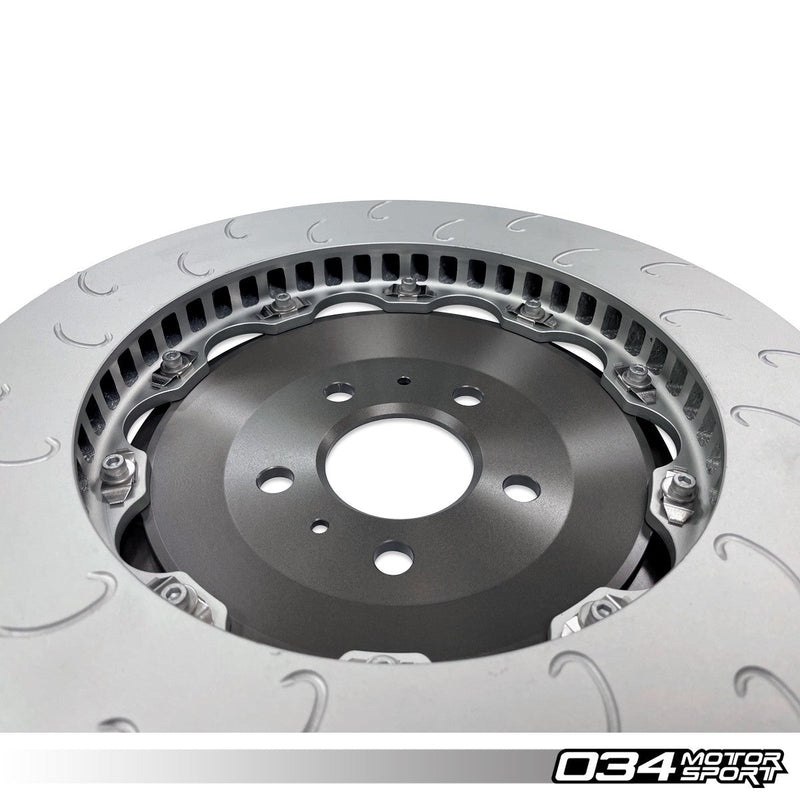 034MOTORSPORT 2-PIECE FLOATING REAR BRAKE ROTOR UPGRADE KIT, GEN 1, GEN 1.5 R8