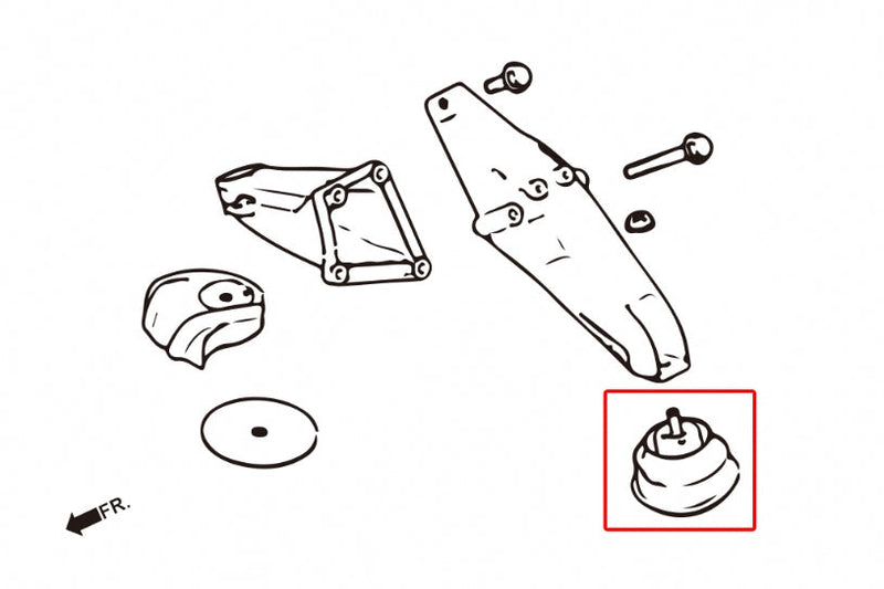 Harden Engine Mounts (Street Ver.) for BMW E36 E46 | Z4 E85/86 | Z3 E36/7 E36/8