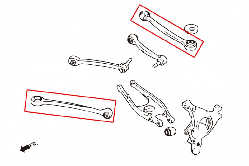 Rear Toe Kit / Trailing Arms (Pillow Ball) for BMW F80 M3 | F82/83 M4 | F87 M2